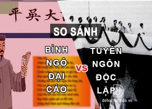So sánh Bình ngô đại cáo của Nguyễn Trãi và Tuyên ngôn độc lập của Hồ Chí Minh
